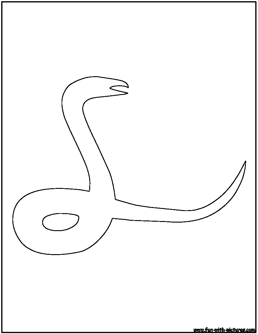 Coloriage d'un serpent ondulant entre des motifs floraux