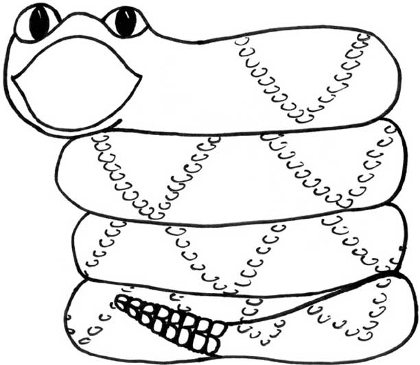 Serpent ondulant parmi des feuilles luxuriantes