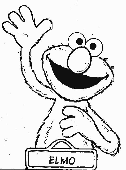 Coloriage de personnages emblématiques de Sesame Street en pleine action