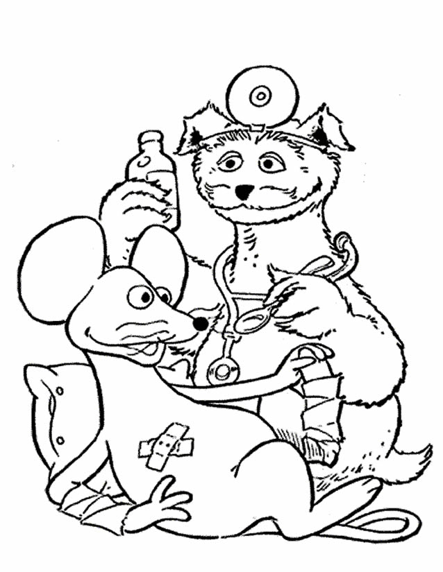 Coloriage de personnages de Sesame Street jouant ensemble dans un décor animé