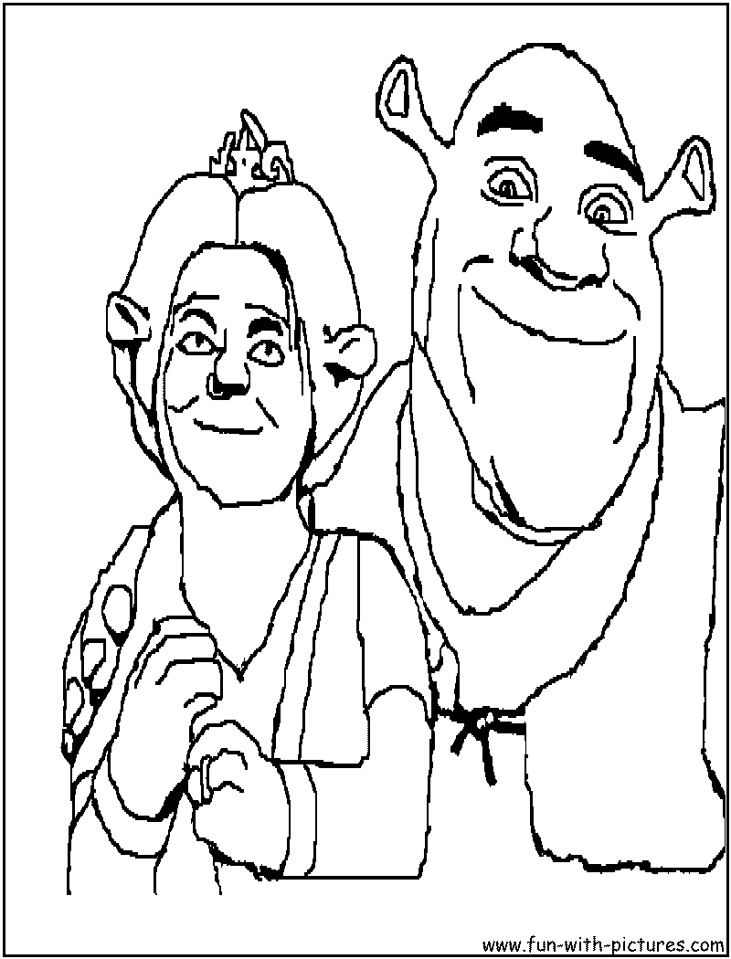 Shrek et Donkey en pleine aventure dans la forêt