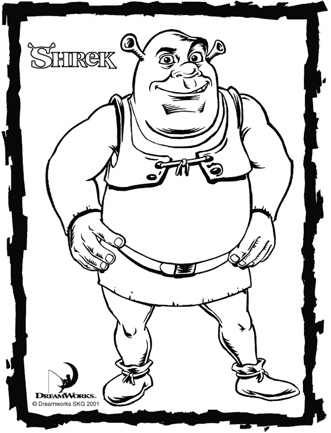 Shrek et Fiona se reposent dans leur marais