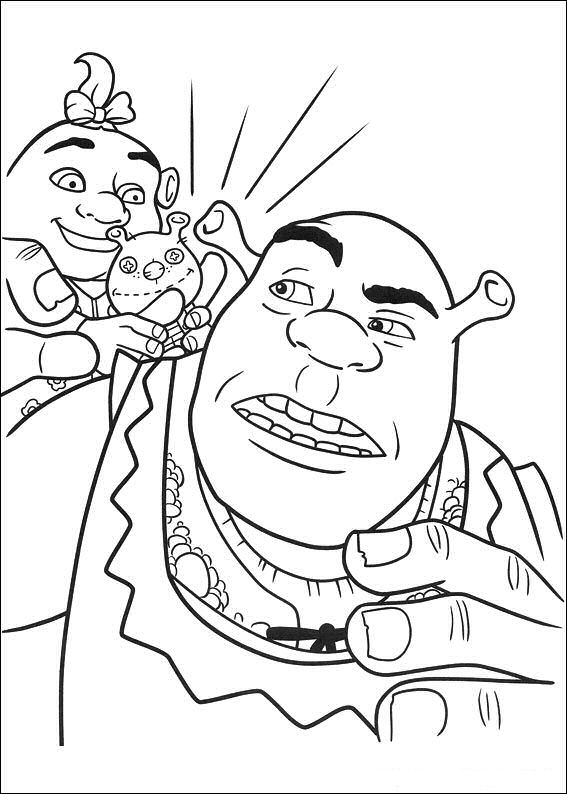 Shrek et Fiona en pleine aventure dans le marais