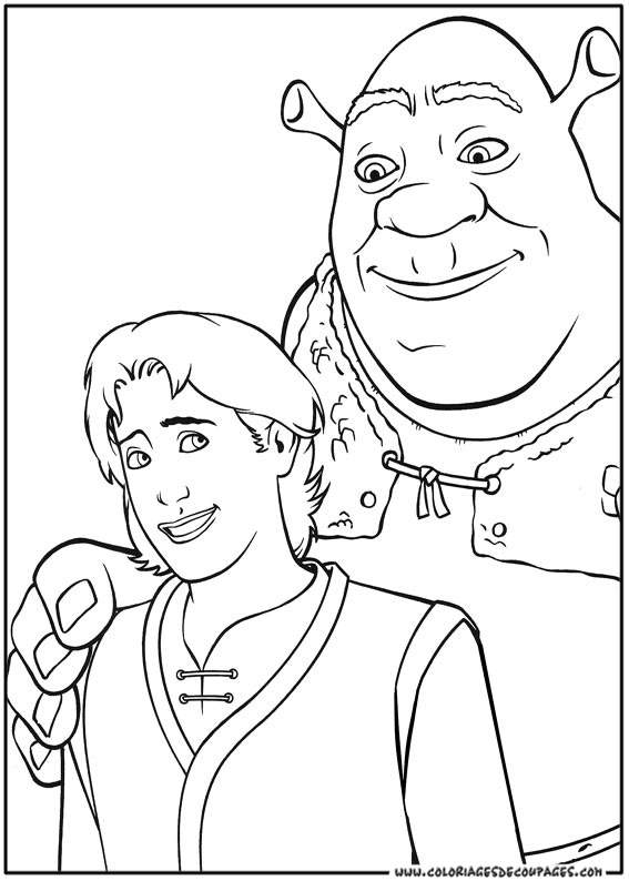 Shrek et Fiona dans la forêt enchantée