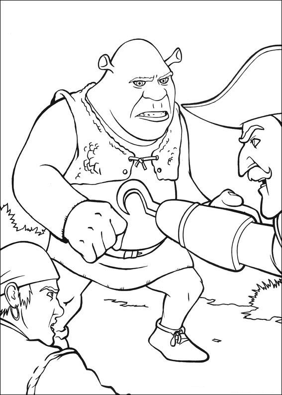 Shrek et Fiona se reposent dans leur marais