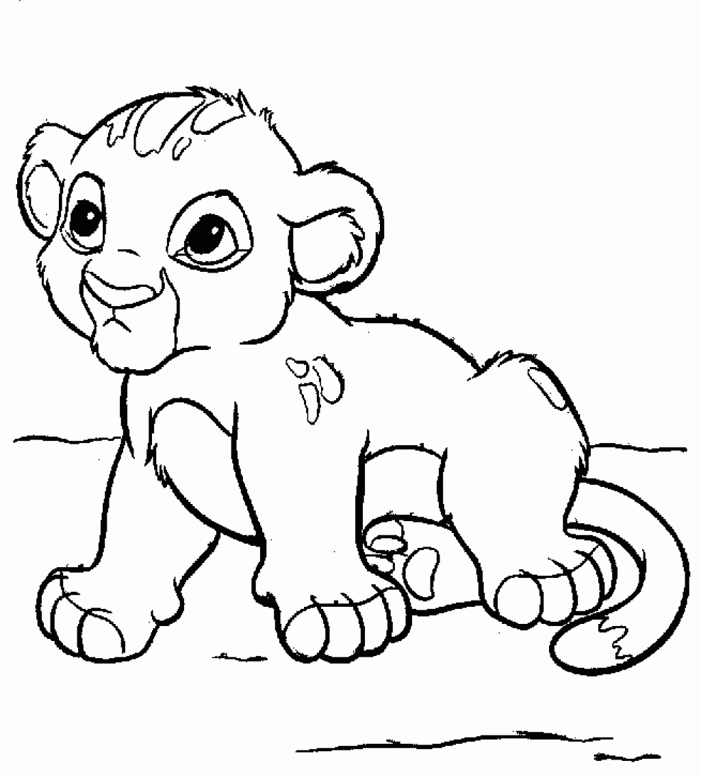 Simba en train de marcher dans la savane