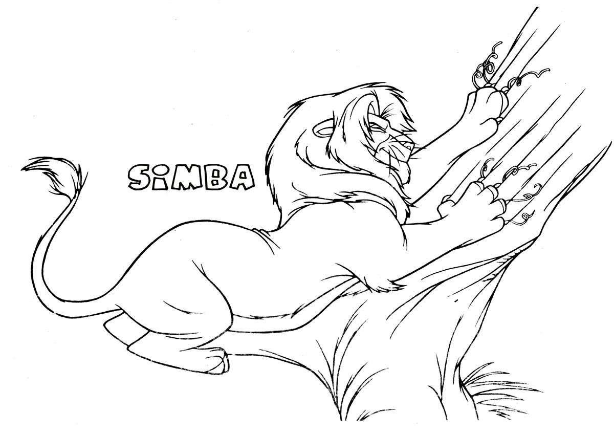 Simba en pleine contemplation dans la savane