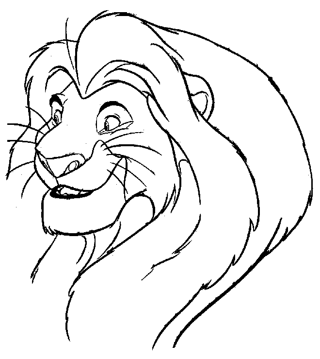 Simba en pleine contemplation devant un paysage sauvage