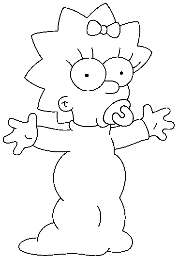 Coloriage Simpson #21305 à imprimer Coloriage Simpson #21305 à imprimer