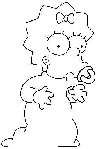 Homer Simpson en train de manger un donut dans son salon