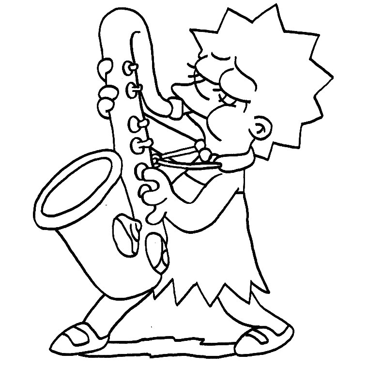 Homer et Bart Simpson en train de jouer dans le jardin