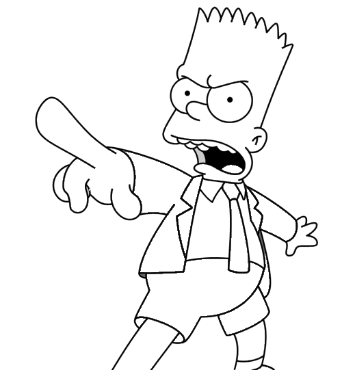 Homer Simpson assis sur le canapé dans le salon de la maison Simpson