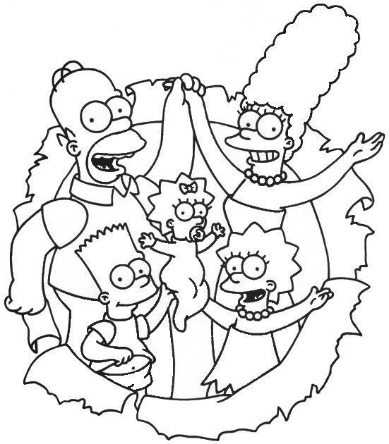 Homer Simpson se détend sur son canapé dans le salon
