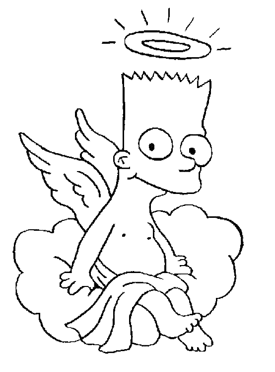 Homer et Bart Simpson en pleine activité de coloriage