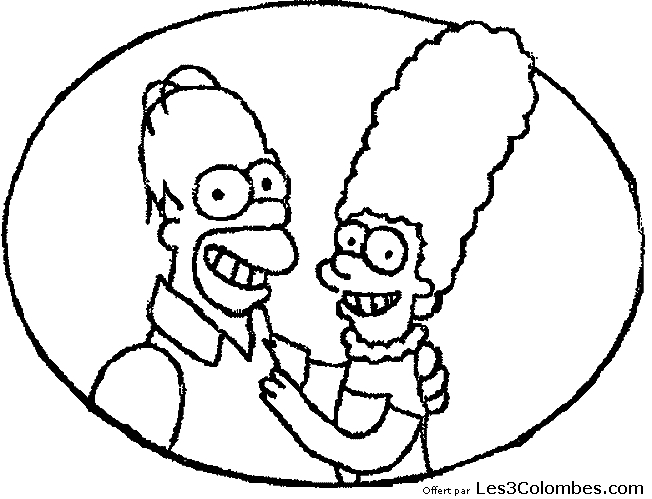 Homer Simpson et son donut au cœur de Springfield