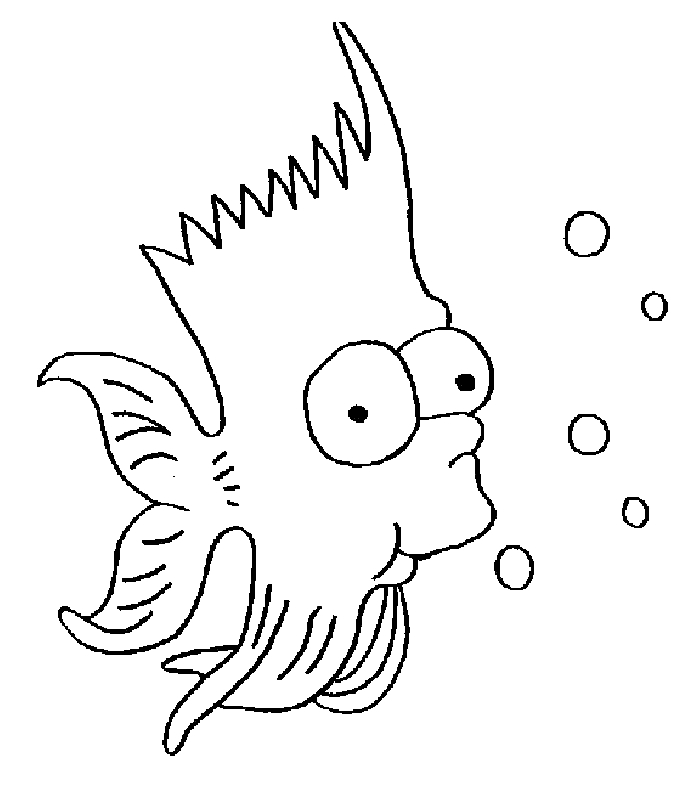 Homer et Bart Simpson en pleine activité au jardin