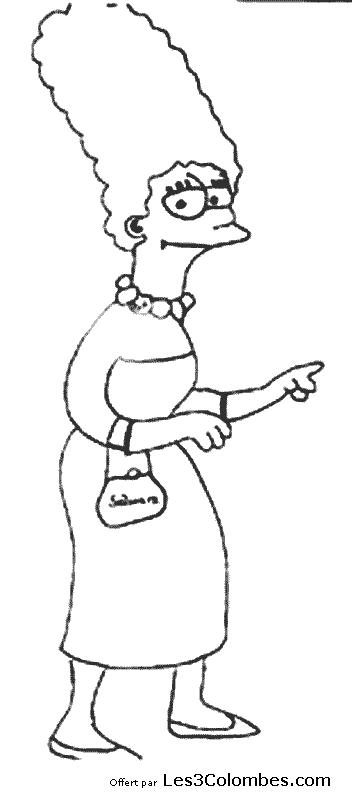 Homer Simpson se détend sur son canapé dans le salon familial