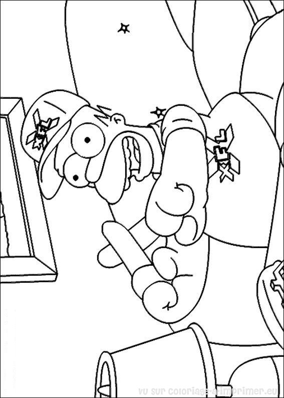 Homer et Marge Simpson se détendent sur leur canapé dans le salon