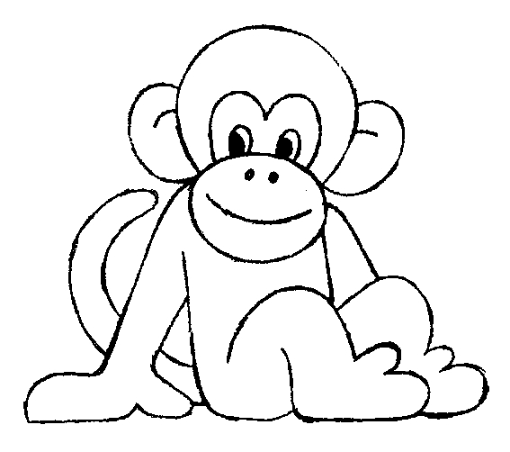 Un singe joyeux suspendu à une branche dans la jungle