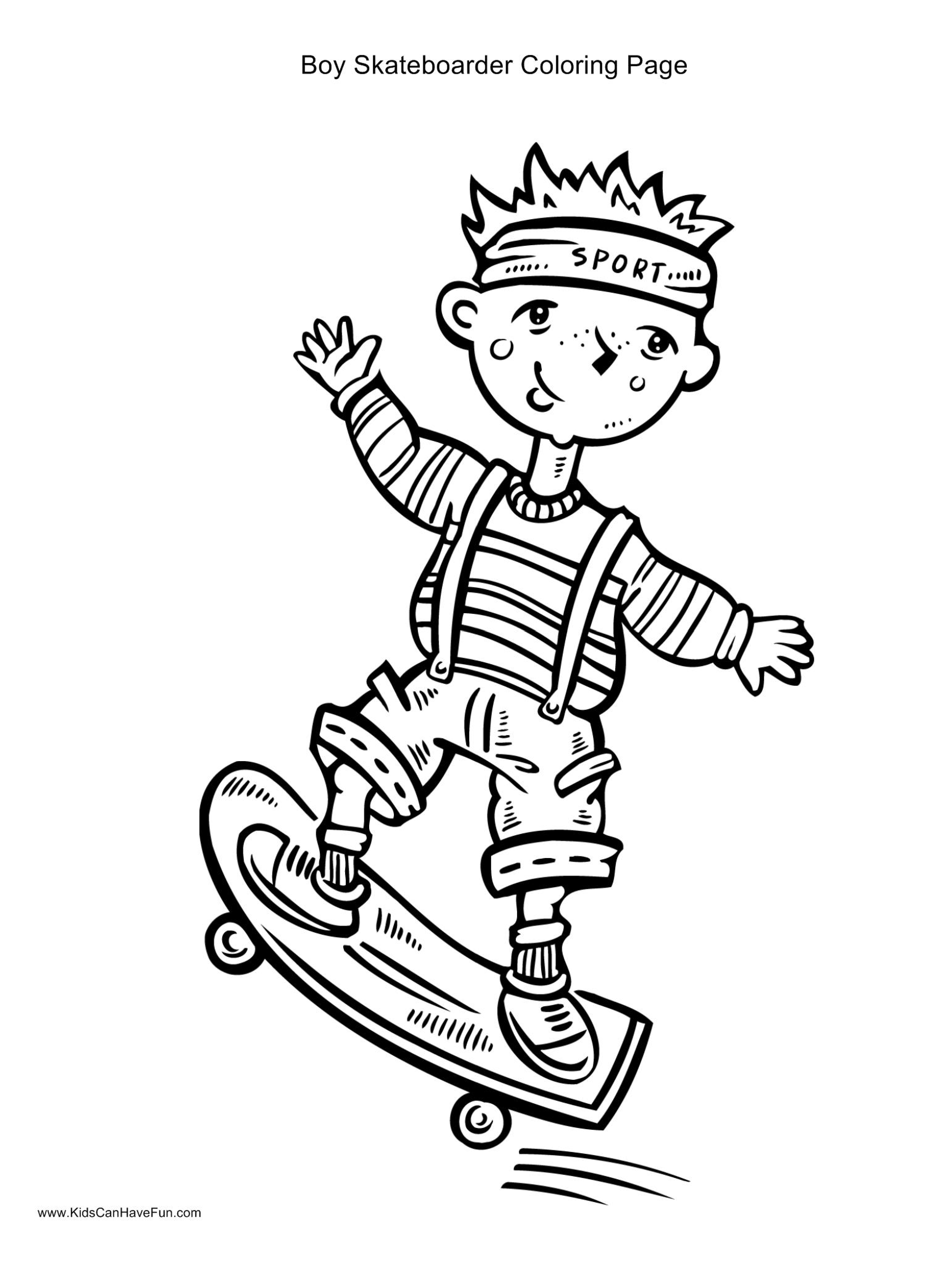 Coloriage d'un skateboard sur une surface urbaine