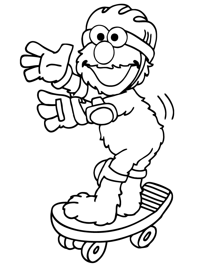 Coloriage d'un skateboard sur fond dynamique