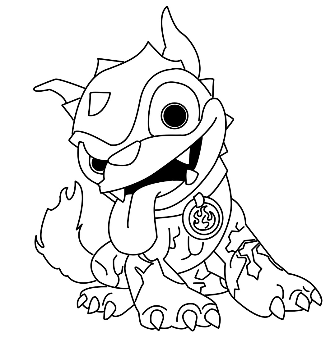 Personnages de Skylanders en pleine action dans un monde fantastique