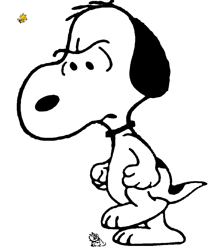 Snoopy en train de rêver sur son doghouse
