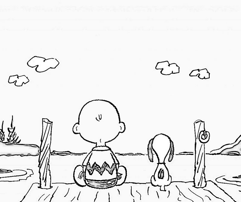 Snoopy allongé sur sa niche avec Woodstock à ses côtés