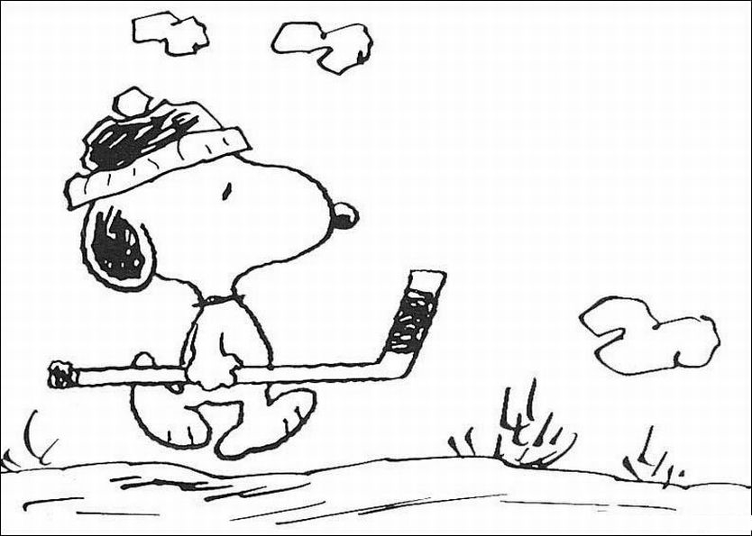 Snoopy en pleine réflexion sur son doghouse sous un ciel dégagé
