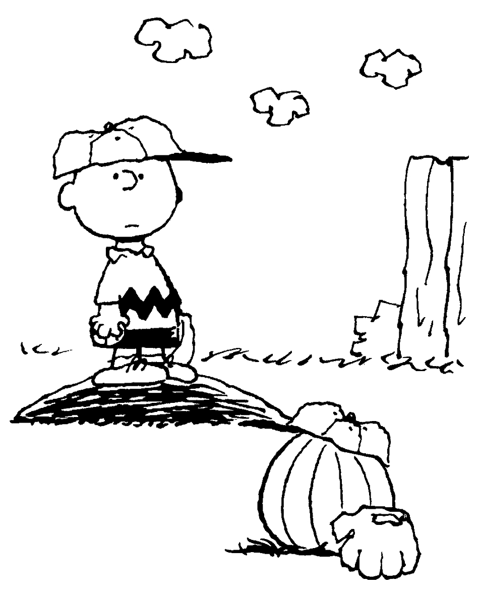 Snoopy en train de jouer avec un cerf-volant dans un paysage paisible