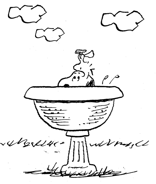 Snoopy en train de rêver sur son doghouse avec Woodstock