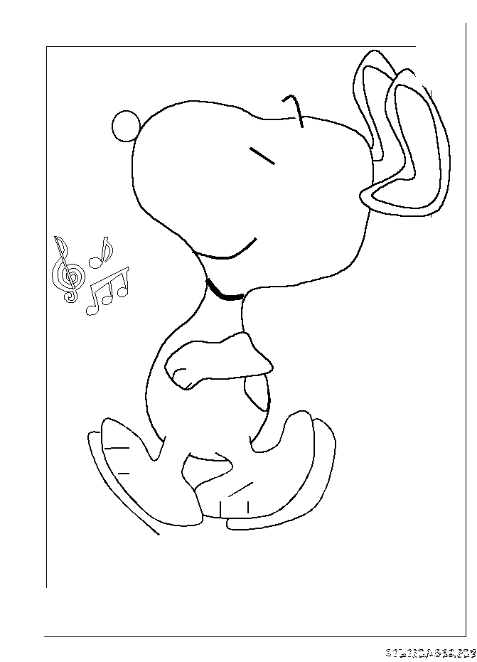 Snoopy en train de rêver sur son igloo