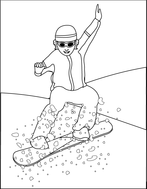 Un snowboardeur en pleine action sur une planche à neige