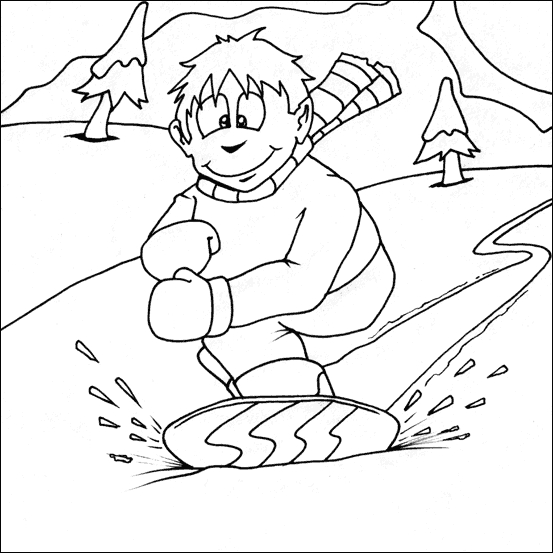 Un snowboarder en pleine action sur une piste enneigée
