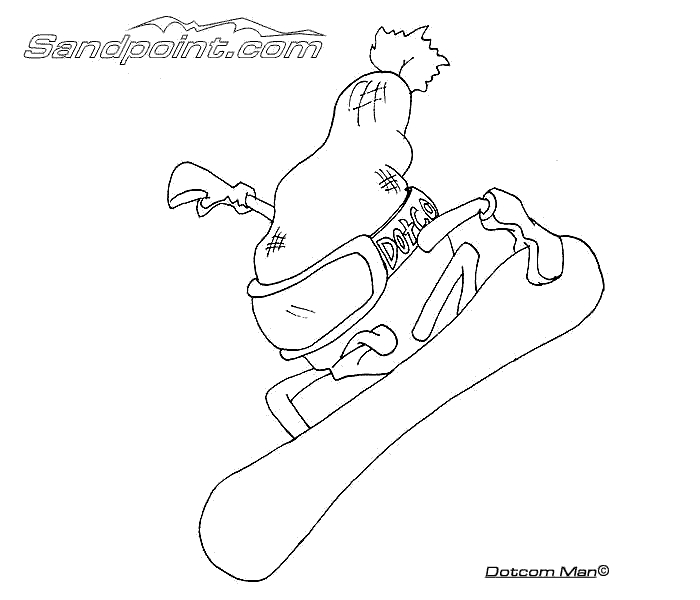 Un snowboarder en action sur une pente enneigée