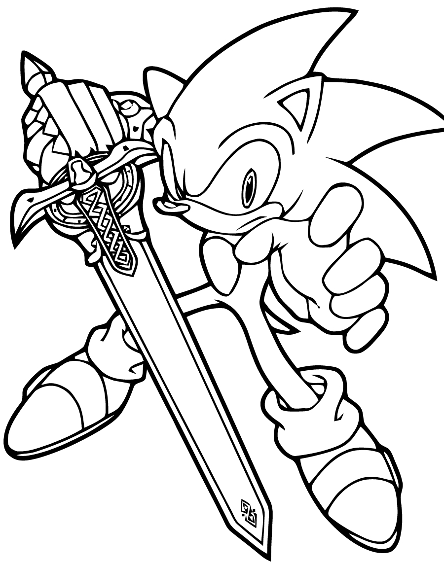Sonic en pleine course dans un décor dynamique