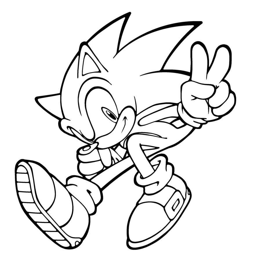 Sonic courant à toute vitesse dans un décor dynamique
