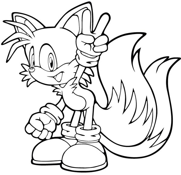 Sonic le hérisson courant dans un paysage animé
