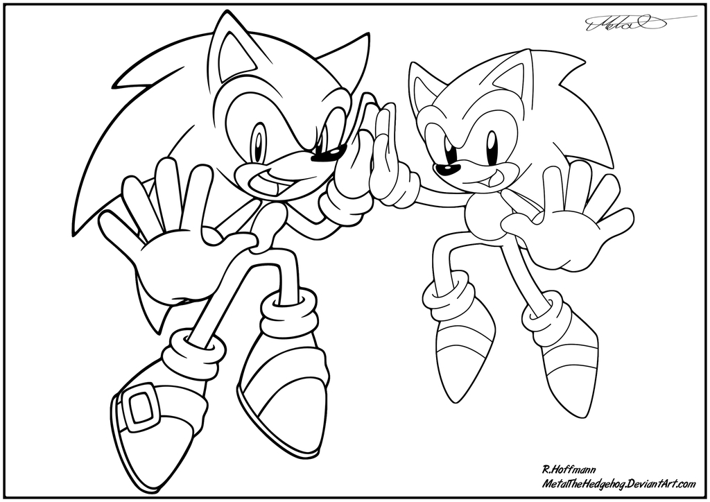 Sonic en pleine course à travers un décor dynamique
