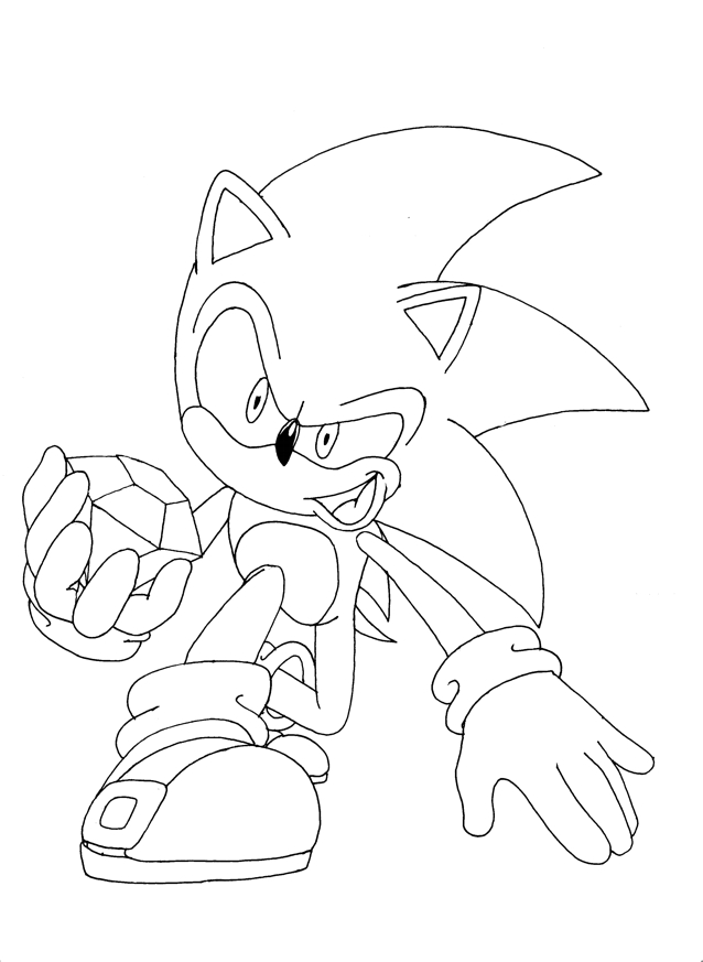 Sonic en pleine course dans un décor dynamique
