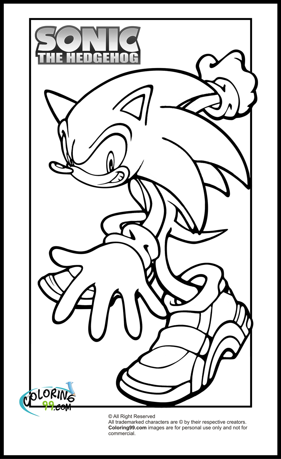 Sonic courant à toute vitesse dans un décor dynamique