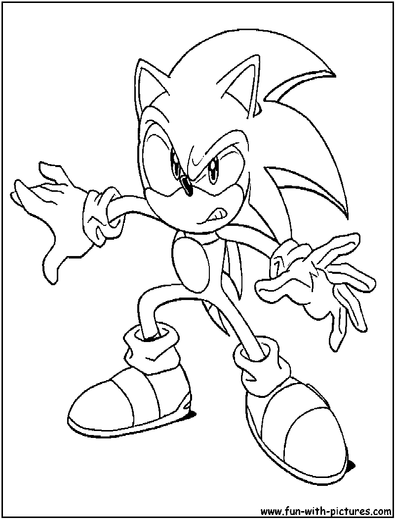 Sonic en pleine course sur un fond dynamique