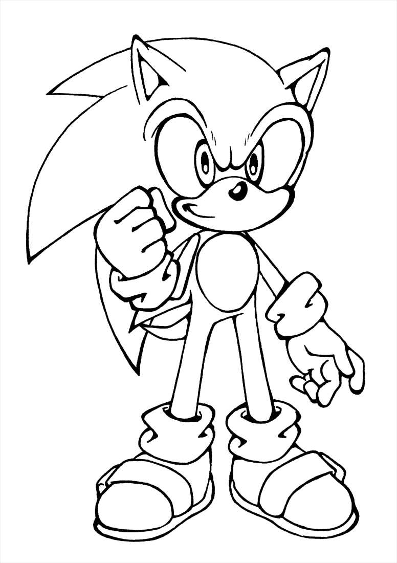 Sonic le hérisson courant à travers un paysage dynamique