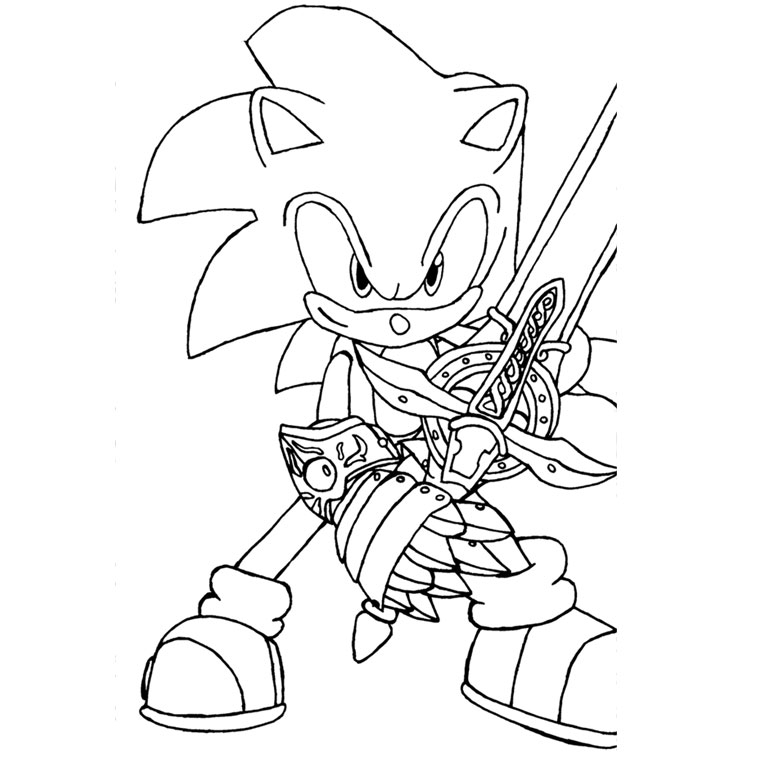 Sonic le hérisson courant dans un paysage dynamique