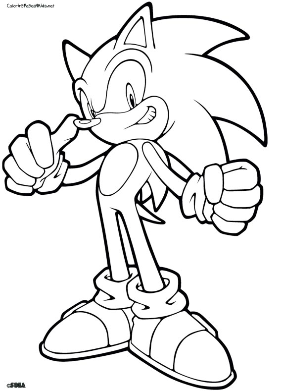 Sonic le hérisson courant à toute vitesse dans un décor dynamique