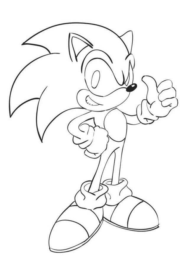 Sonic le Hérisson en pleine course dans un décor dynamique