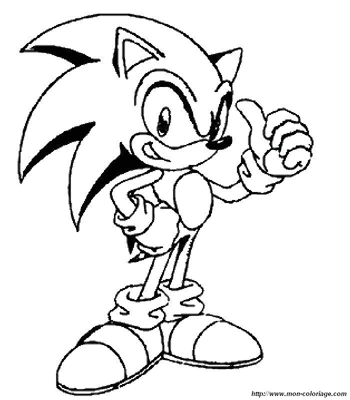 Sonic le hérisson courant à toute vitesse dans un décor dynamique