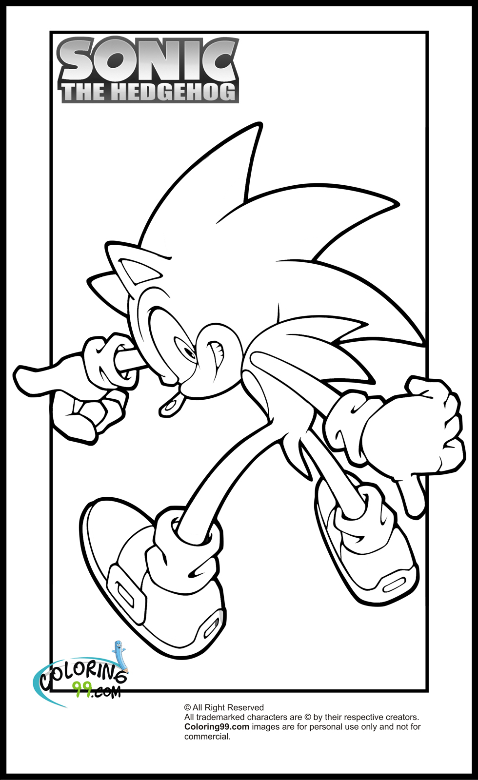 Sonic en pleine course à travers un décor dynamique