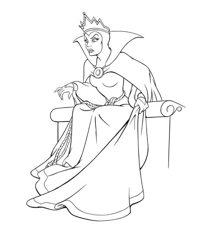 Coloriage d'une sorcière préparant une potion dans sa forêt enchantée