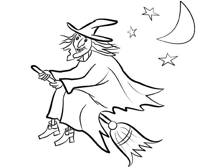 Une sorcière préparant une potion dans son antre